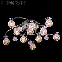 Evrosvet  80002/11 хром/синий+красный+фиолетовый
