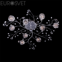 Evrosvet  85030/9 хром/синий+красный+фиолетовый