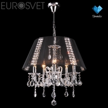 Evrosvet  3419/5 хром/черный Strotskis