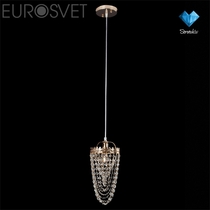 Evrosvet  3640/1 золото/прозрачный хрусталь  Strotskis