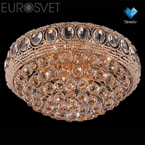 Evrosvet  3650/12 золото/прозрачный хрусталь  Strotskis