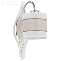 TK Lighting 330 Cattleya White