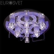 Evrosvet  5403/7 хром/синий+красный+фиолетовый