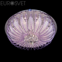 Evrosvet  5595/11+8 хром/белый-синий+красный +фиолетовый