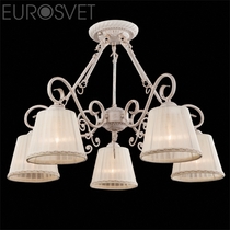 Evrosvet  60000/5 белый с золотом