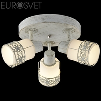 Evrosvet  20026/3 белый с золотом