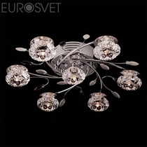 Evrosvet  4863/7 хром/синий+красный+фиолетовый