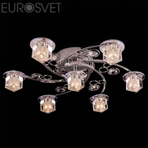 Evrosvet  4876/7 хром/синий+красный+фиолетовый