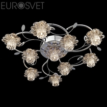 Evrosvet  4899/10 хром/синий+красный+фиолетовый