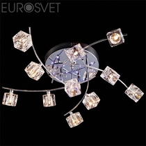 Evrosvet  4976/11 хром/синий+красный+фиолетовы
