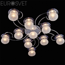 Evrosvet  4998/11 хром/синий+красный+фиолетовый