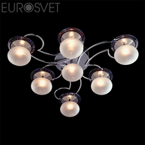 Evrosvet  4998/7 хром/синий+ красный+фиолетовый