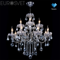Evrosvet  3015/12 хром/лазурный хрусталь Strotskis