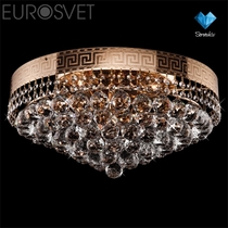 Evrosvet  3169/7 золото/прозрачный хрусталь Strotskis