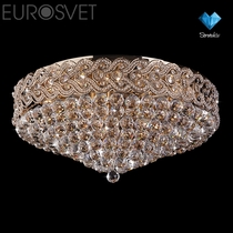 Evrosvet  3296/16 золото/прозрачный хрусталь Strotskis