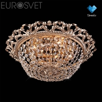 Evrosvet  3298/5 золото/прозрачный хрусталь Strotskis