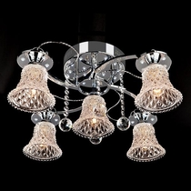 Evrosvet 70209/5 хром/белый