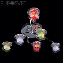 Evrosvet  0174/6 хром/белый