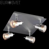 Evrosvet  23938/4 хром/алюминий